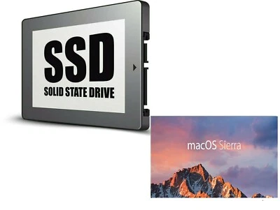 PRE-LOADED 500GB SSD MAC OS SIERRA 2.5” HDD for APPLE MACBOOK PRO & MAC MINI - Image 1 of 4