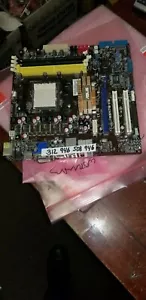 Asus M3N78-VM AM2 Computer Motherboard 4slot DDR2 Tested Working - Picture 1 of 1