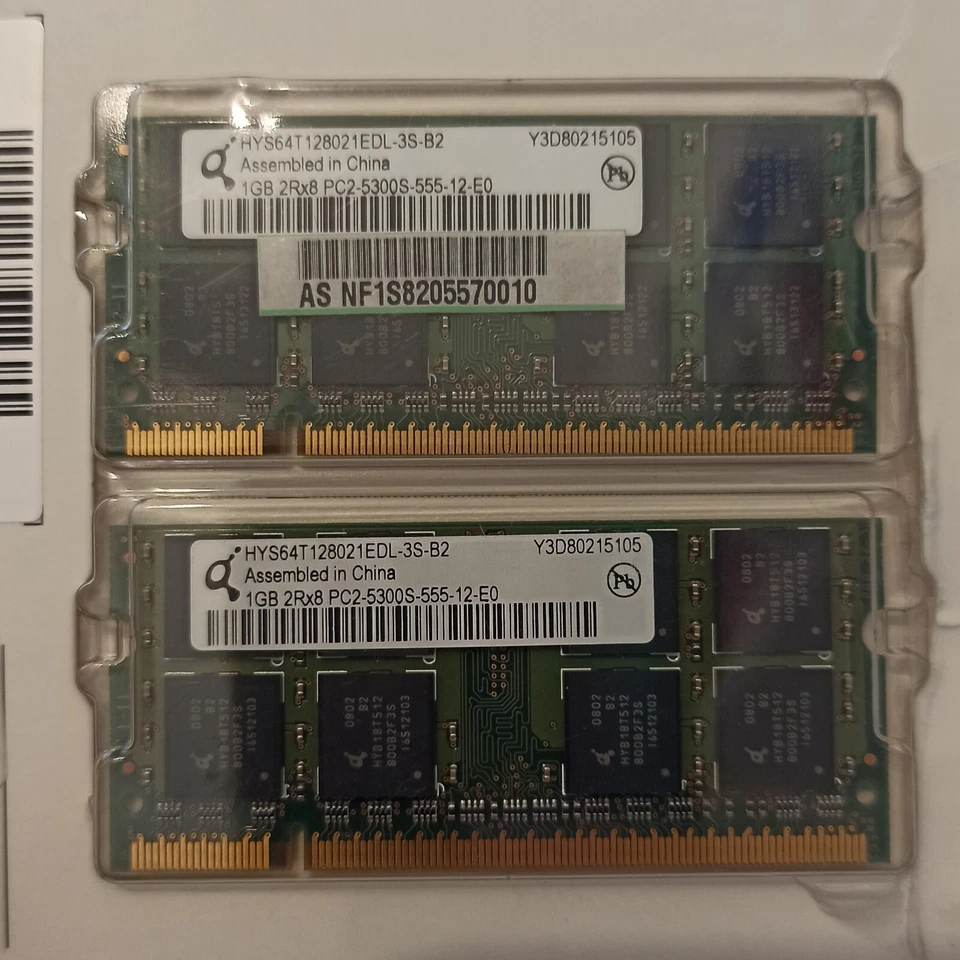 RAM DDR2 2GB per pc portatile laptop  - Immagine 1 di 1