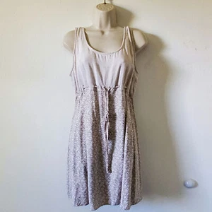 Vintage All That Jazz Sundress 11/12 Juniors Green Beige Floral Sleeveless - Picture 1 of 16
