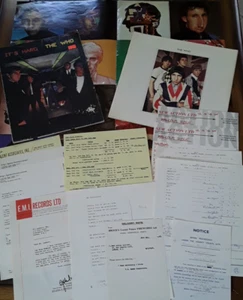 The Who Lot Leeds LP Inserts Face Dances Poster Kids Booklet It's Hard Songbook - Picture 1 of 15