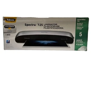 CAJA ABIERTA Laminador Fellowes Spectra 125 12-1/2" Ancho Plateado/Negro CRC57397 - Imagen 1 de 8