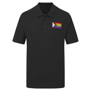 Besticktes Inclusive Pride Poloshirt LGBTQ Bekleidung Festival Geschenkidee - Bild 1 von 13