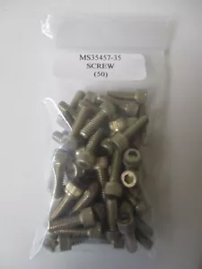 MS35457-35 Socket Head Cap Screw 1/4-20 x 3/4" Plated Steel - Lot of 50 - Bild 1 von 3