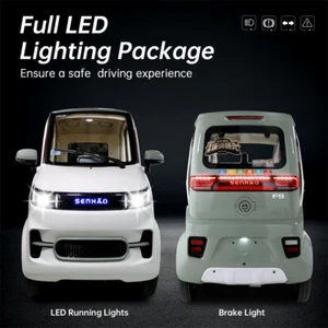 4 Wheel Fully Enclosed Adult Mobility Scooter 1500W 60V/58Ah for Safer Travels - Picture 1 of 19