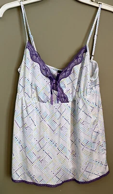 THE LIMITED Camisola Mediana a Lunares Cami Encaje Camiseta sin Mangas con Sujetador de Estante Foto 1 de 4