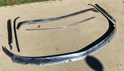 1973 1974 1975 Cadillac Eldorado moldura de para-brisa conversível 8 peças - Imagem 1 de 4