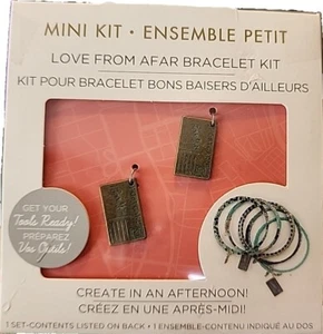 Joyería Artesanía Hágalo Usted Mismo Mini Kits de Pulsera Kits, Postal Amor Desde Lejos - Imagen 1 de 6