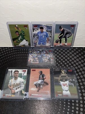 2023 Topps Stadium Club Red Foil 7 Card Lot 5 RC Pasquantino, Jones, Ruiz, Morel - Image 1 of 2