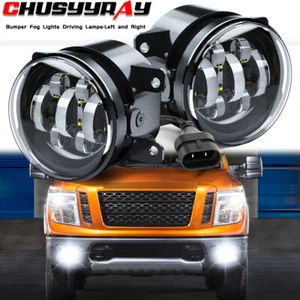 NEW 2025 CHUSYYRAY LED Bumper Fog Light Lamp Kit For 2016-2019 Nissan TITAN XD - Picture 1 of 12