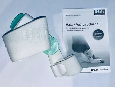 Hallufix Hallux Valgus Schiene DJO Größe:M/L Schuhgröße 36-42 ÜBERPRÜFTE NEUWARE