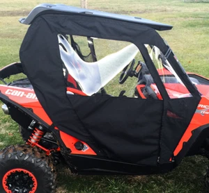 Moose Utility Clamp-On Polyester/Acrylic Fabric Side UTV Cab Enclosure 0521-1936 - Picture 1 of 1