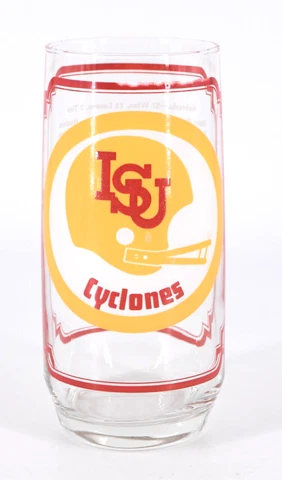 VTG 1975 Sam's Collector's Series Football Glass Nebraska vs LSU Cyclones Cover