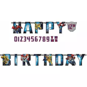 Transformers Jumbo Letter Banner 10.5ft - Picture 1 of 3