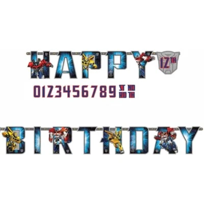 Banner de letras Jumbo Transformers 10,5 pies Foto 1 de 3