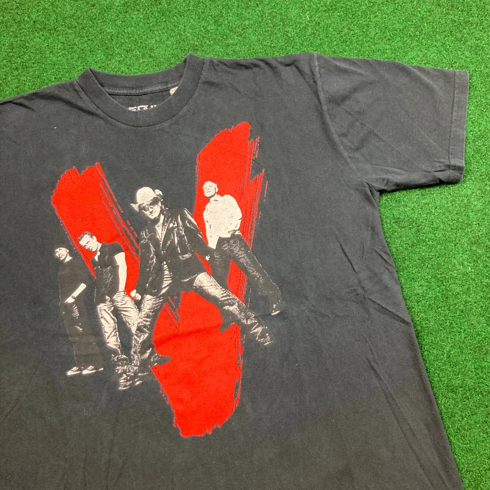 Camisa De Colección U2 Para Hombres XL Negra 2005 Vertigo Cocnert Tour Rock Band Promo Camiseta Y2K Foto 1 de 4