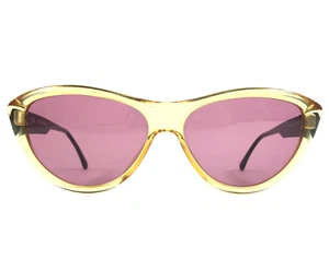 Vintage Paloma Picasso Sunglasses VIENNA LINE 1458 70 Yellow with Pink Lenses - Picture 1 of 11