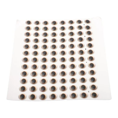 100PZ 3D-olografico Esca Artificiale Occhi Per Volare Creazione esche Adesivi - Immagine 1 di 4