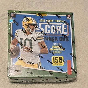 2025 Score Football Factory Sealed Mega Box 150 Cards - Bild 1 von 2