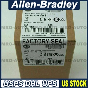 New Factory Sealed AB 1794-OE4 SER B Flex 4 Point Analog Output Module 1794OE4 - Picture 1 of 3