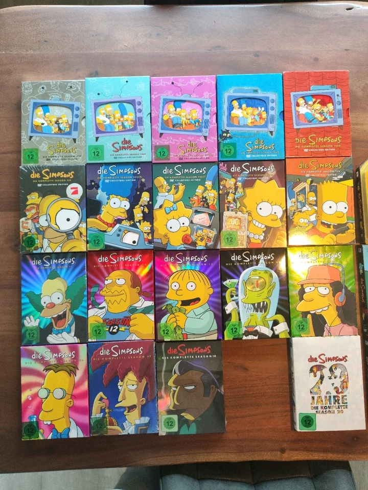 Die Simpsons DVDs Staffel 1-18 & 20 ( Teilweise OVP) - Bild 1 von 4