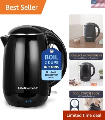 Electric Kettle 1.8L Water Boiler Fast Boiling Stainless Steel Auto Shut-Off - Image 1 of 4