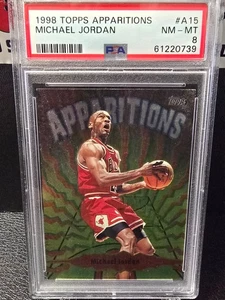 1998 Topps Apparitions MICHAEL JORDAN #A15 PSA 8 - Bild 1 von 2