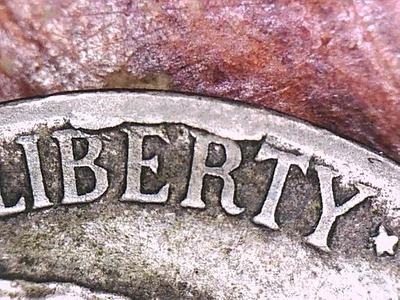 1942-P Jefferson Silver War Nickel Error - Obverse Cud - Unlisted! - Image 1 of 4