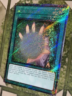 YuGiOh SOUL CHARGE Platinum Secret Rare RA04-EN222 - Image 1 of 3