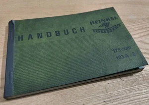 Betriebsanleitung / Handbuch Heinkel Tourist Roller 175ccm 103 A-2 Stand 07/1961 - Bild 1 von 9