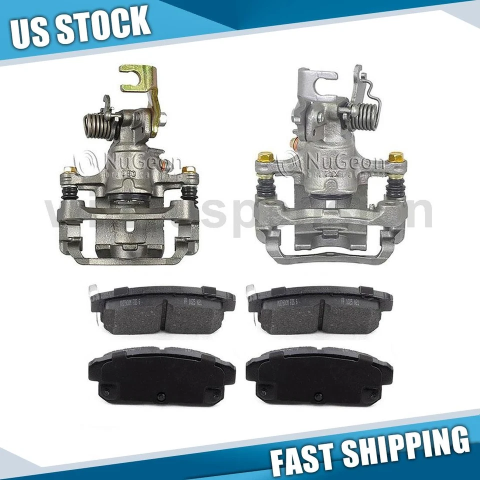 Rear Brake Calipers & Brake Pads for 2001 2002 INFINITI G20 - Image 1 of 4