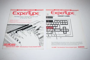 ExperType Coleco ADAM Computer Program Video Game Manual w/ Card - Picture 1 of 1