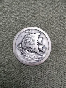 Medalla Conmemorativa por Evento Interposta 1959 en Hamburgo Alemania - Imagen 1 de 9