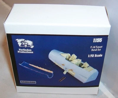 VERLINDEN 1:72 F-14 TOMCAT RESIN AND PHOTO ETCH SUPER DETAIL SET HASEGAWA #1155 - Image 1 of 2