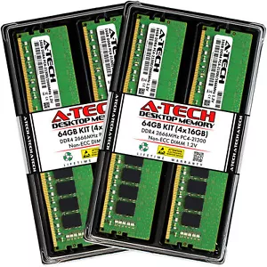 64GB 4x 16GB DDR4-2666 Dell OptiPlex XE3 SFF 7070 Tower 5060 MT Memory RAM - Picture 1 of 10