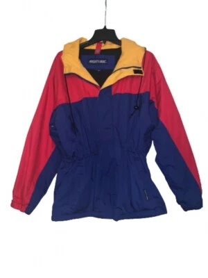 Vintage Mighty-Mac Color Block Coat Sz L - Image 1 of 4
