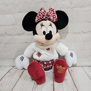 Peluche navideño de Disney Minnie Mouse - mediano - 17" 2015 nuevo con etiquetas - Imagen 1 de 7