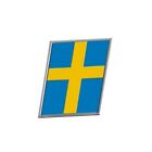 SWEDEN FLAG R Design Emblem Badge Volvo V C XC S 40 50 60 70 80 90 Silver Volvo S40