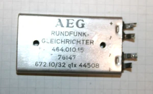 Selen-, Brücken-, Rundfunk-Gleichrichter 464.010.15 76147 - B250C85         (BT) - Picture 1 of 3