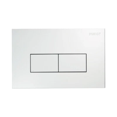 Placca Pucci ECO 280x180 Linea 4,7 mm per cassetta incasso wc doppio tasto - Immagine 1 di 3