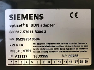 Siemens Hicom Hipath Optiset E ISDN Adapter  - Bild 1 von 2