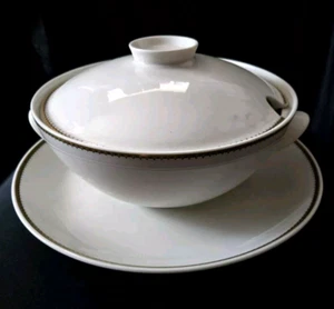 VTG ARABIA FINLAND VIRVA ROUND CHOP PLATE PLATTER & COVERED VEGETABLE BOWL - Picture 1 of 6