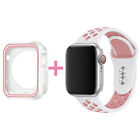For Apple Watch Iwatch 6 Se 5 4 3 2 Silicone Watch Strap Band + Case Cover Sport