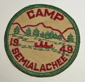 1949 Camp Semialachee Florida Boy Scout Patch BW4 - Picture 1 of 2