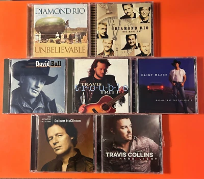 ЛОТ ИЗ 7 КОМПАКТ-ДИСКОВ COUNTRY DIAMOND RIO, DAVID BALLL, ETC 3 ПЕРВЫХ ИЗДАНИЯ, ПОЧТИ КАК НОВЫЕ, ОДИН НОВЫЙ - Изображение 1 из 2