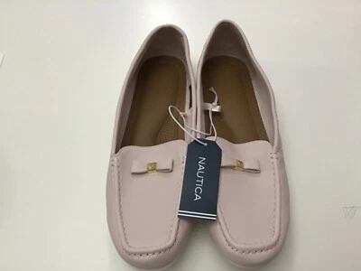 NUEVO CON ETIQUETAS Zapatos Planos Para Mujer Talla 11 M Nautica Remi Mocasín Color Rosa Rubor Foto 1 de 4