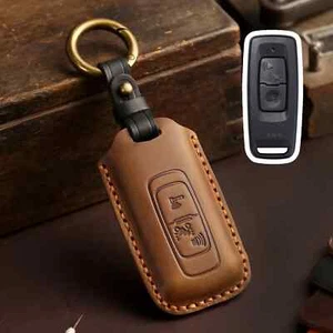 Leather Car Key Cover Case for HONDA PCX160 VISION SH350 SH300 NS110R Keyring - Picture 1 of 7