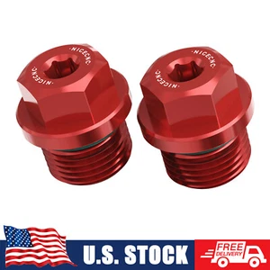 Transmission Fill Plug & Drain Plug For Polaris General 1000 XP Sportsman 550 - Picture 1 of 12