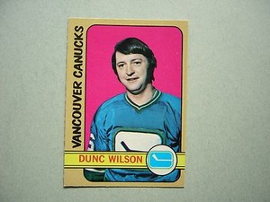 1972/73 O-PEE-CHEE NHL HOCKEY CARD #18 DUNC WILSON NM SHARP!! 72/73 OPC