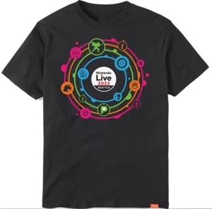 Nintendo Live 2023 SEATTLE Official T-shirt XL Large Shirt NEW Seattle PAX WEST - Picture 1 of 2